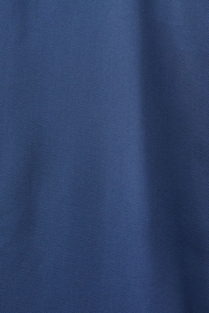 Satynowa sukienka koszulowa, GREY BLUE, detail image number 4