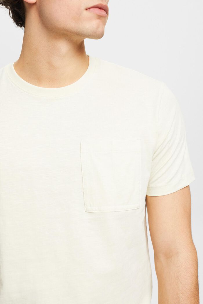 Bawełniany T-shirt z kieszonką na piersi, ICE, detail image number 2
