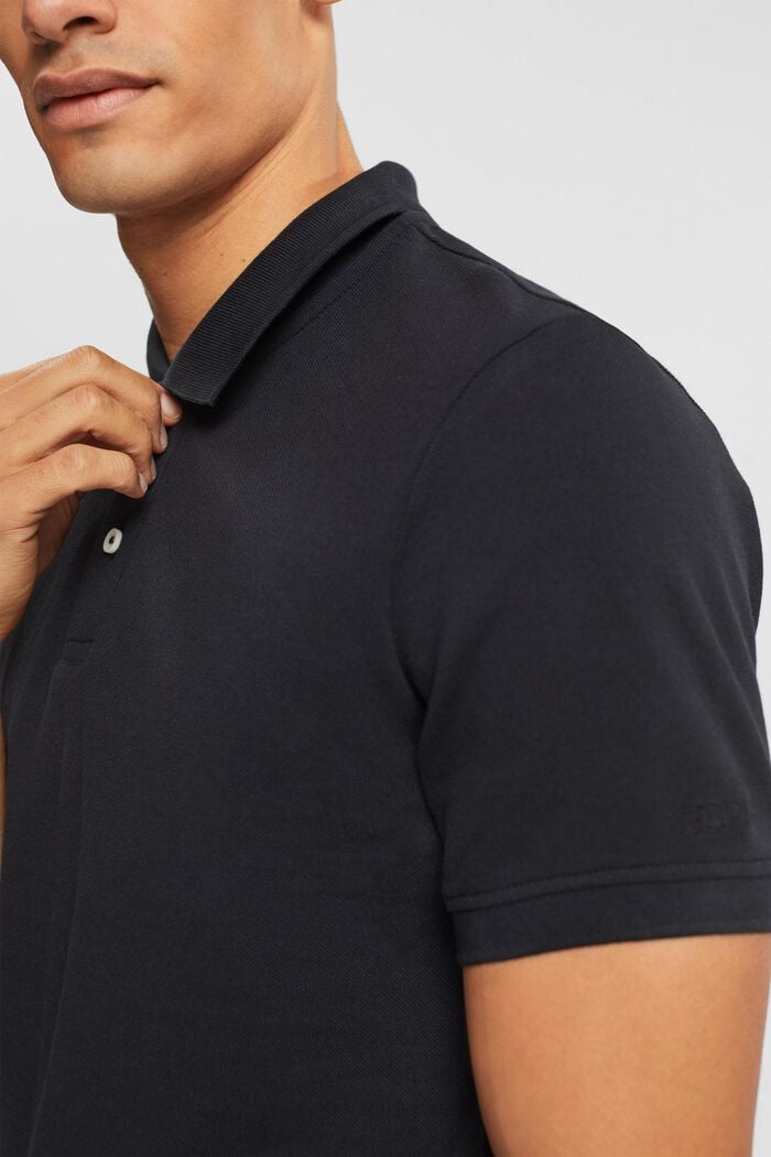 Koszulka polo, fason slim fit, BLACK, detail image number 2
