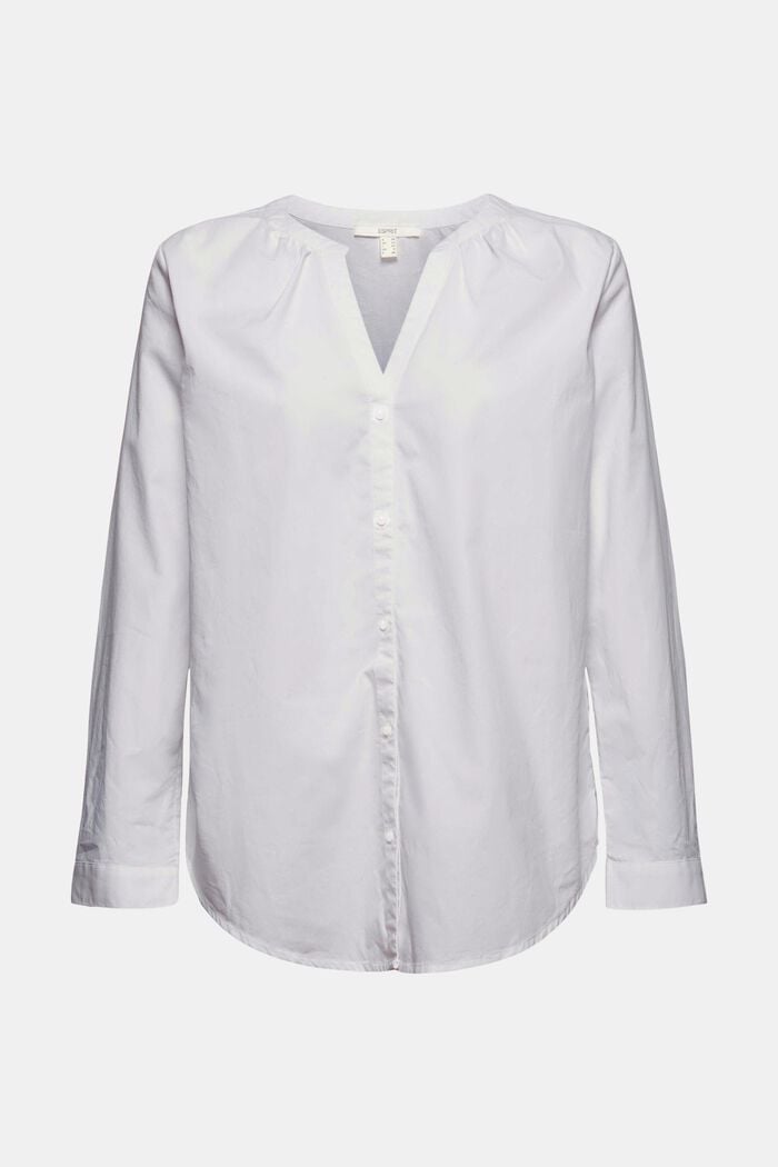 Bluzka ze 100% bawełny ekologicznej, WHITE, overview
