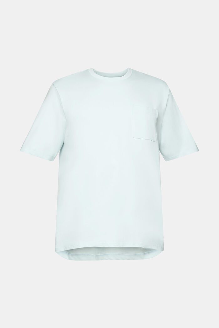 T-shirt z dżerseju, 100% bawełny, LIGHT AQUA GREEN, detail image number 6