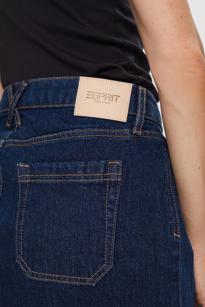 Z recyklingu: dżinsowa spódniczka mini, BLUE LIGHT WASHED, detail image number 4