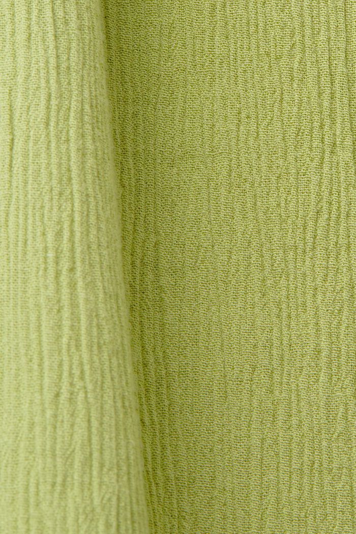 Marszczona sukienka maxi, PISTACHIO GREEN, detail image number 6