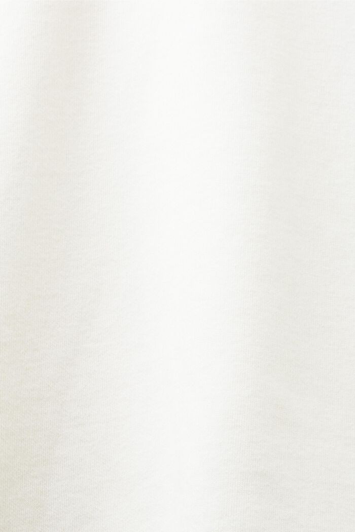 Bluza z kapturem z zamkami po bokach, OFF WHITE, detail image number 6