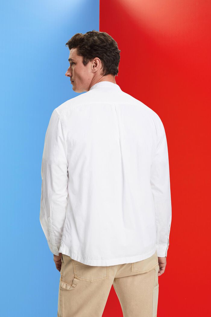 Koszula ze stójką, WHITE, detail image number 3