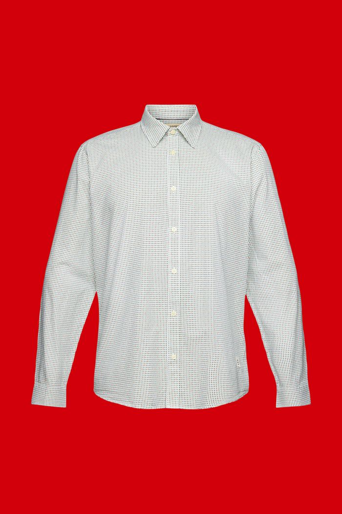 Koszula o fasonie slim fit ze wzorem na całej powierzchni, WHITE, detail image number 6
