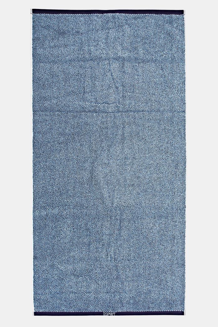 Melanżowy ręcznik, 100% bawełna, NAVY BLUE, detail image number 2