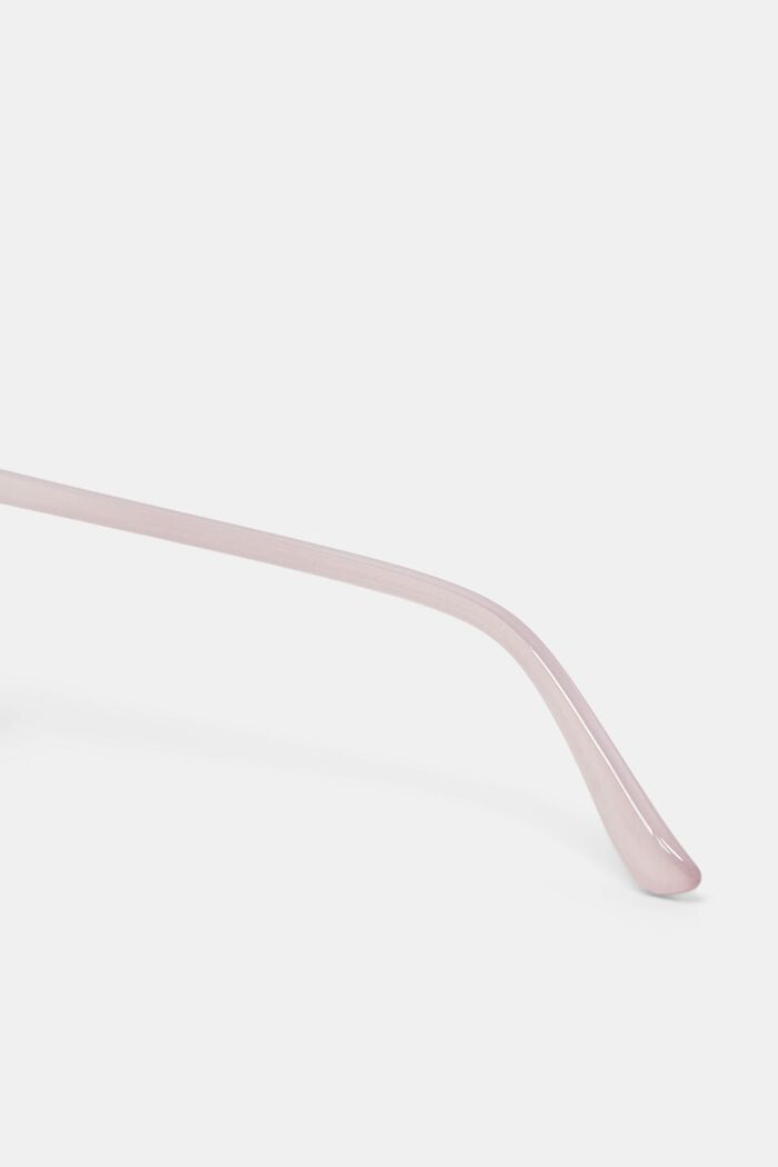 Okulary przeciwsłoneczne unisex z lustrzanymi szkłami, PURPLE, detail image number 4