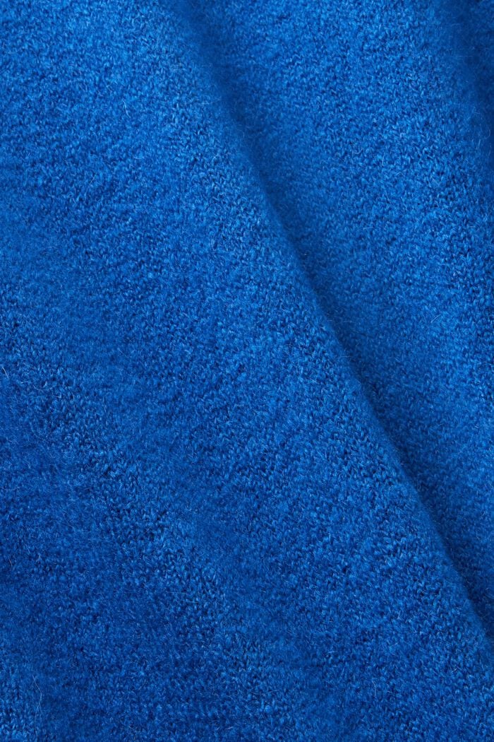 Sukienka mini z półgolfem, BRIGHT BLUE, detail image number 5