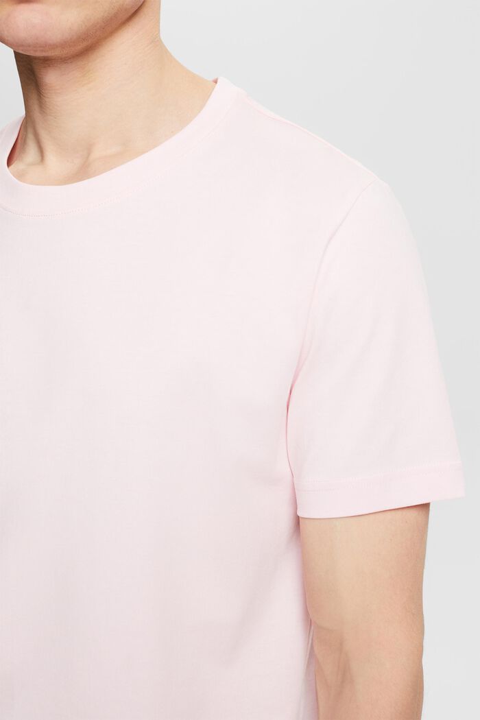 Dżersejowy T-shirt z bawełny organicznej, PASTEL PINK, detail image number 3