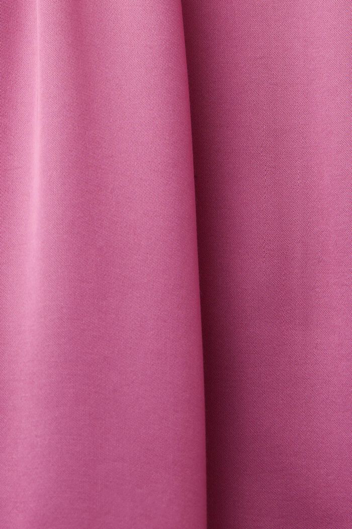 Satynowa sukienka midi z wiązaniami na ramionach, VIOLET, detail image number 4