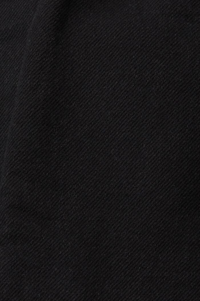 Dżinsowe szorty, 100% bawełny, BLACK, detail image number 4