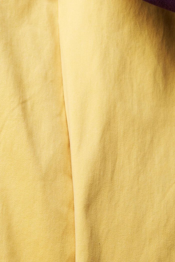 Spodnie chino z bawełny, YELLOW, detail image number 1