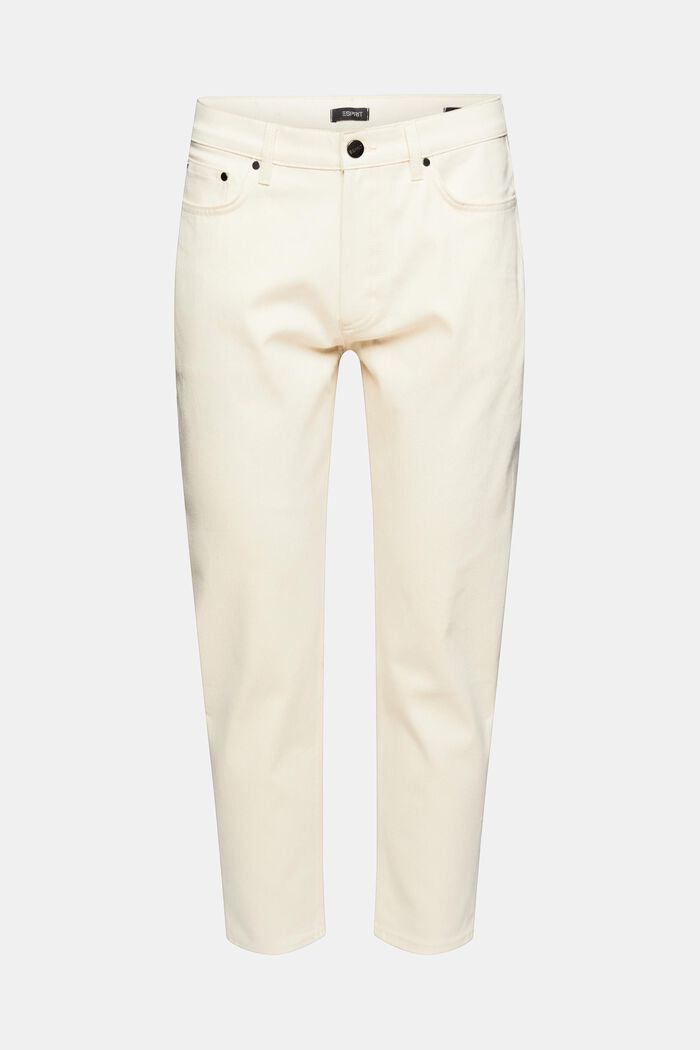 Spodnie marchewki z bawełny ekologicznej, OFF WHITE, detail image number 6