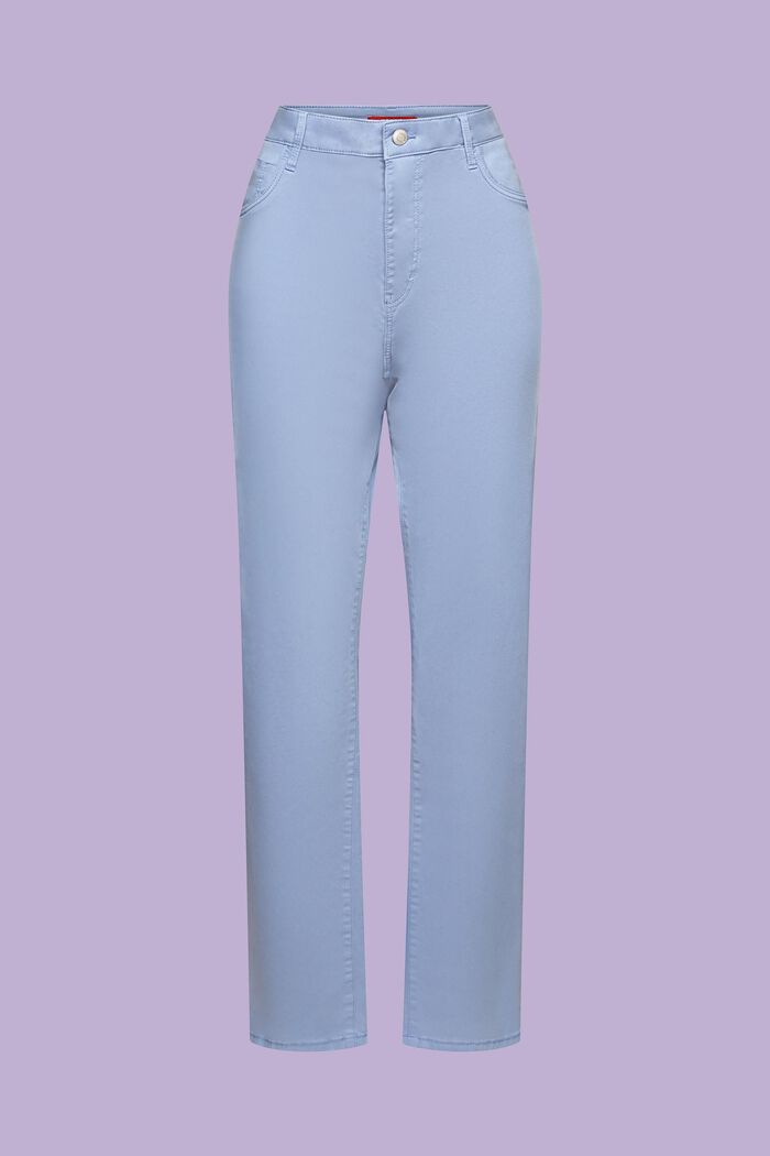 Spodnie z diagonalu, fason slim fit, BLUE LAVENDER, detail image number 6