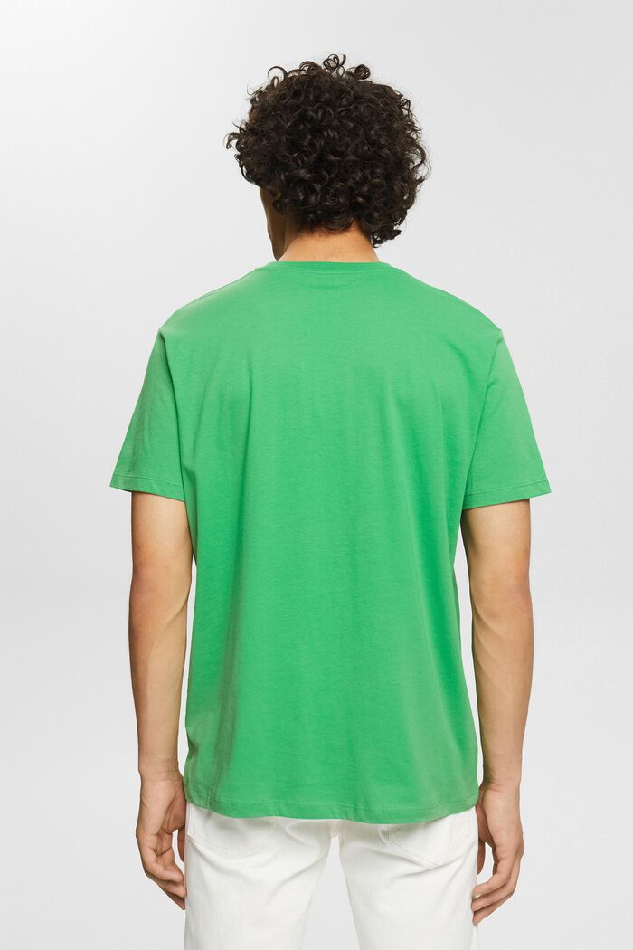 T-shirt z jerseyu z nadrukiem, GREEN, detail image number 3