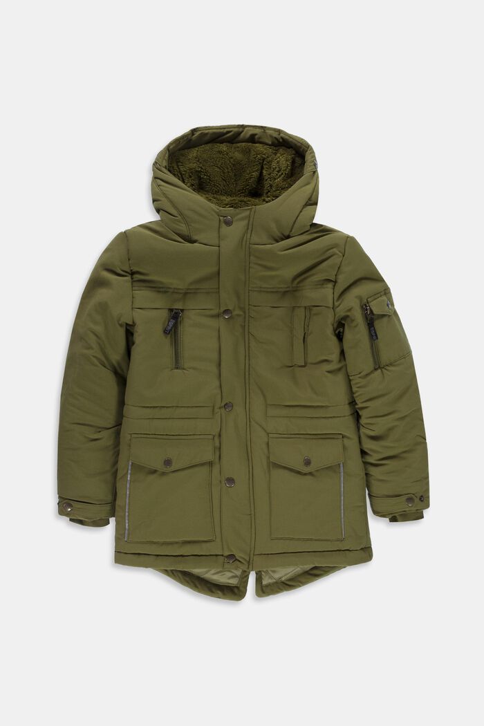 Jackets outdoor woven, OLIVE, overview