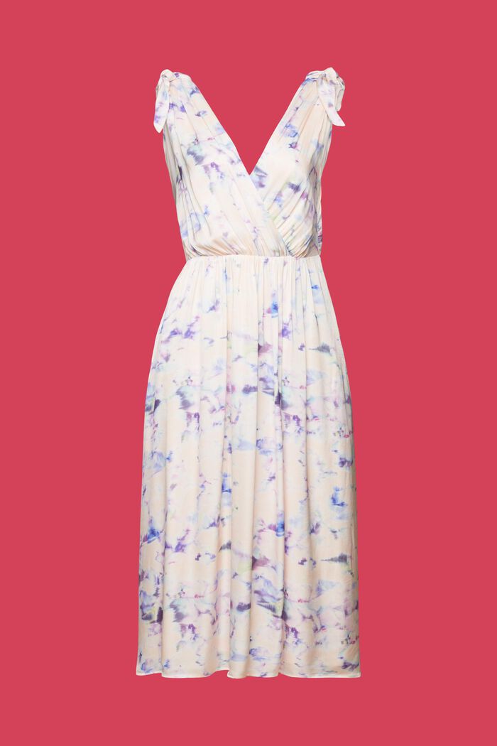 Wzorzysta sukienka midi, PASTEL PINK, detail image number 6
