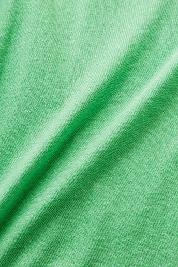 Melanżowy T-shirt, CITRUS GREEN, detail image number 4