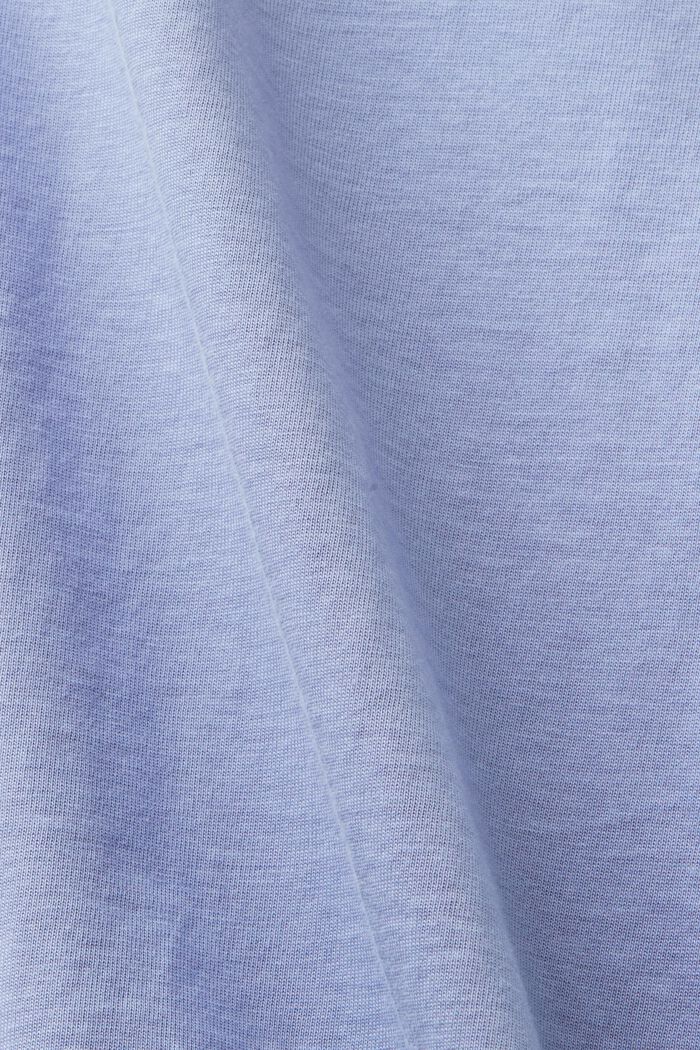 Dżersejowy T-shirt z nadrukiem z przodu, BLUE LAVENDER, detail image number 4