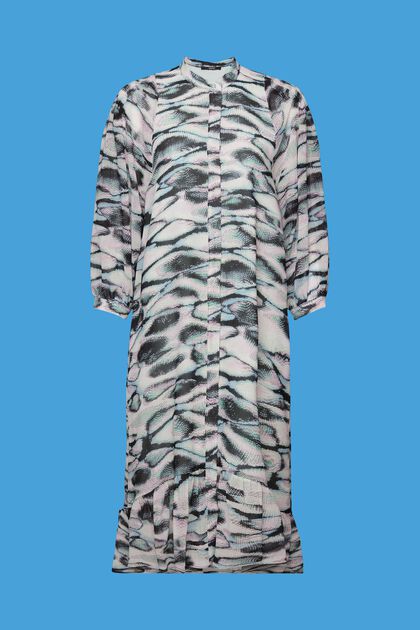 Z recyklingu: Sukienka midi z szyfonu