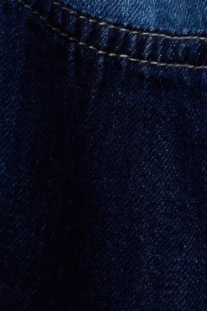 Dżinsowa koszula w patchworkowym stylu, mieszanka bawełniana, BLUE LIGHT WASHED, detail image number 5