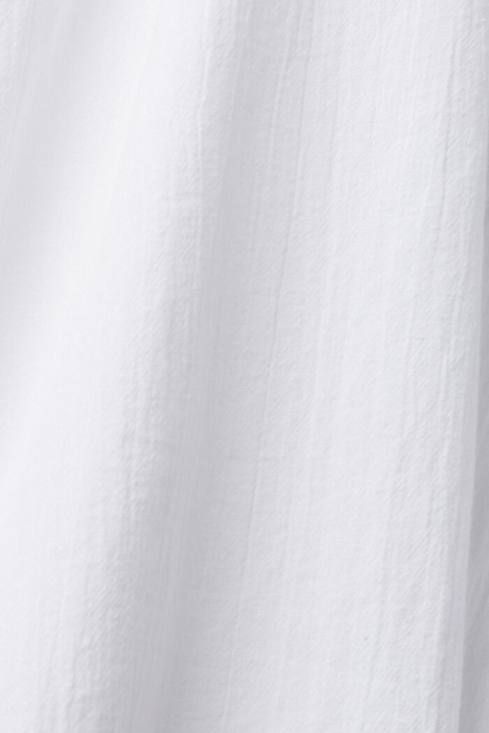 Sukienka koszulowa z haftem, WHITE, detail image number 5
