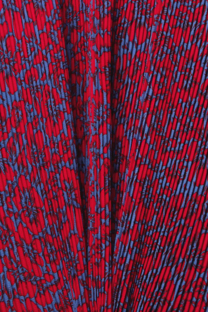 Wzorzysta plisowana sukienka, BLUE, detail image number 1