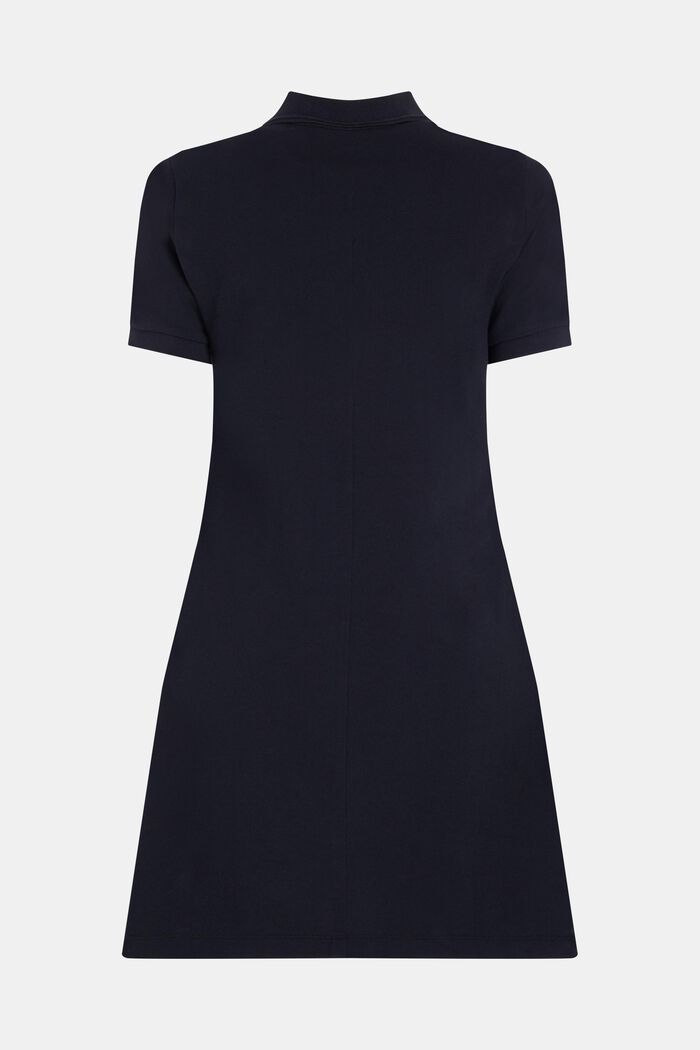 Klasyczna sukienka w stylu koszulki polo z kolekcji Dolphin Tennis Club, BLACK, detail image number 5