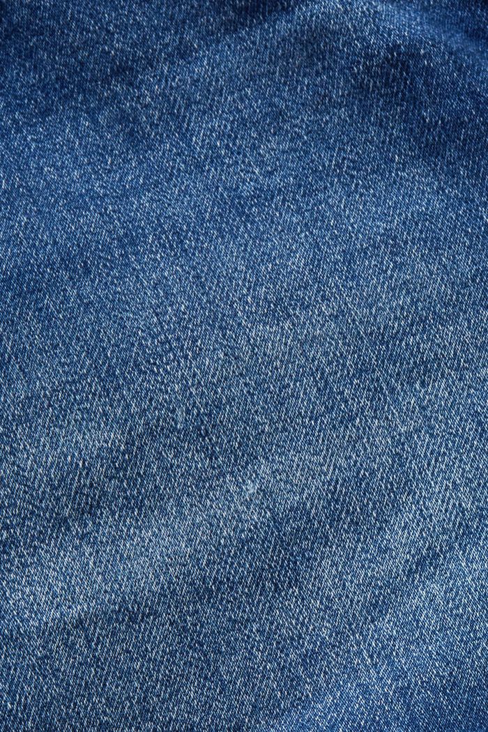 Dżinsowe szorty ze średnim stanem, BLUE MEDIUM WASHED, detail image number 6