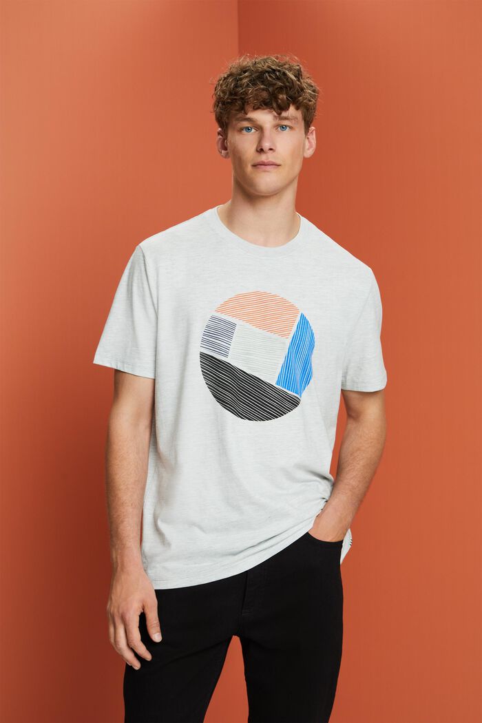 Dżersejowy T-shirt z nadrukiem, ICE, detail image number 0