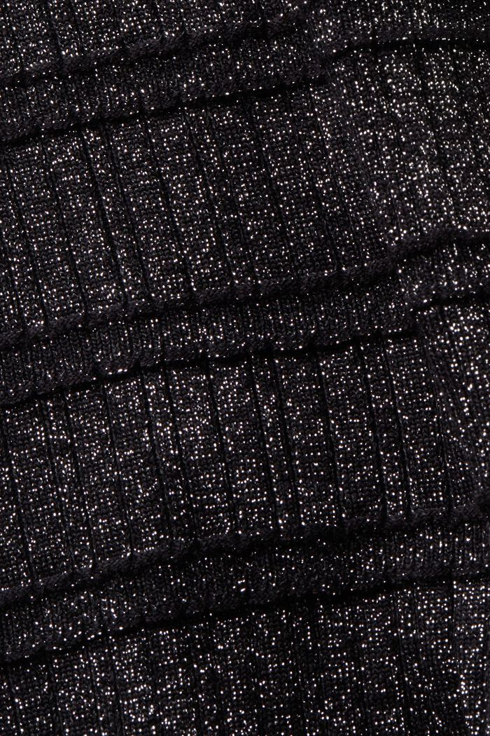 Sweter z bez rękawów z lamy, BLACK, detail image number 5