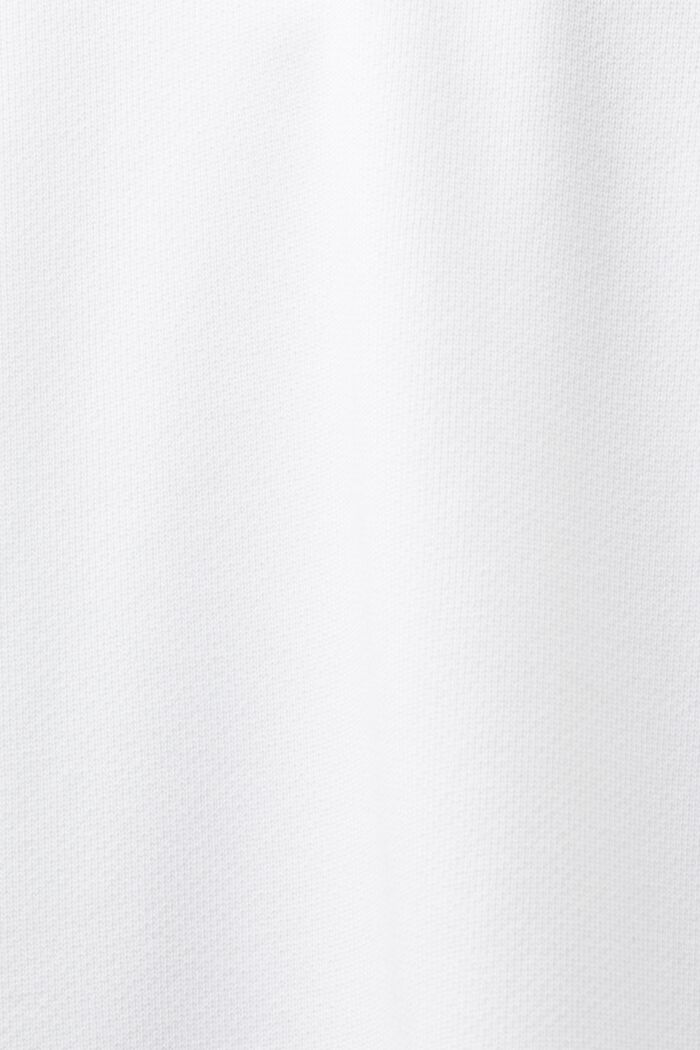 Panelowa bluza z kapturem z nylonem, WHITE, detail image number 5