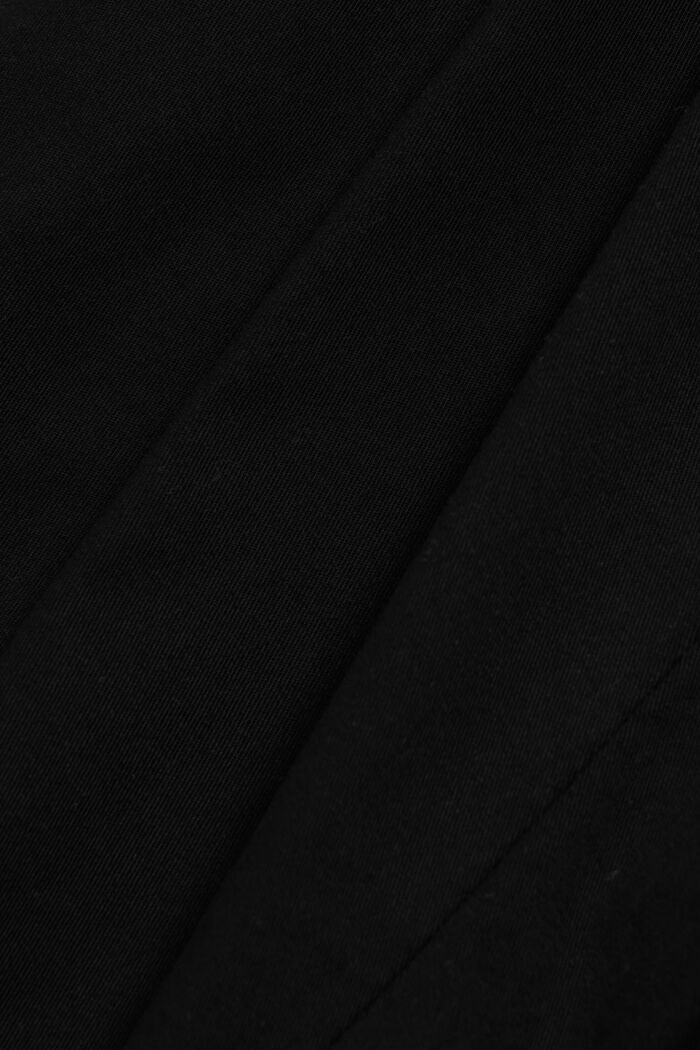 Spodnie chino z szerokimi nogawkami, BLACK, detail image number 5