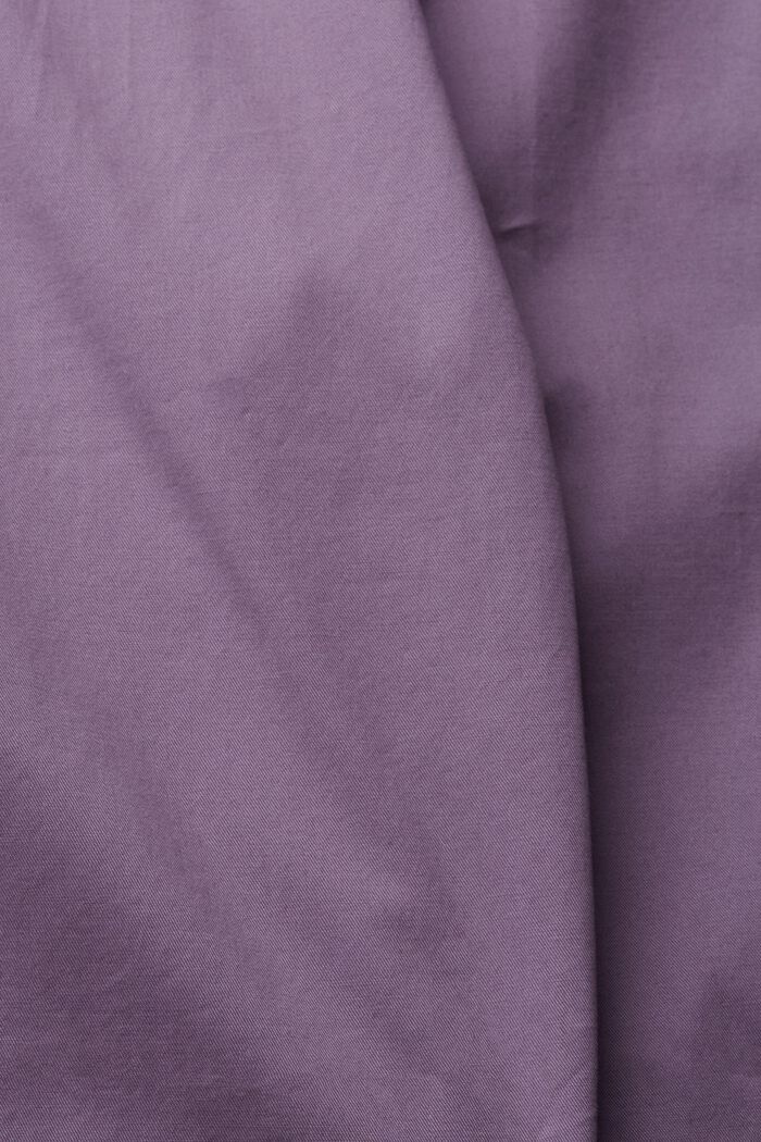 Krótkie spodnie z bawełny ekologicznej, DARK MAUVE, detail image number 1