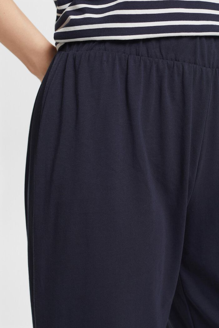 Spodnie od piżamy bez zapięcia, NAVY, detail image number 4