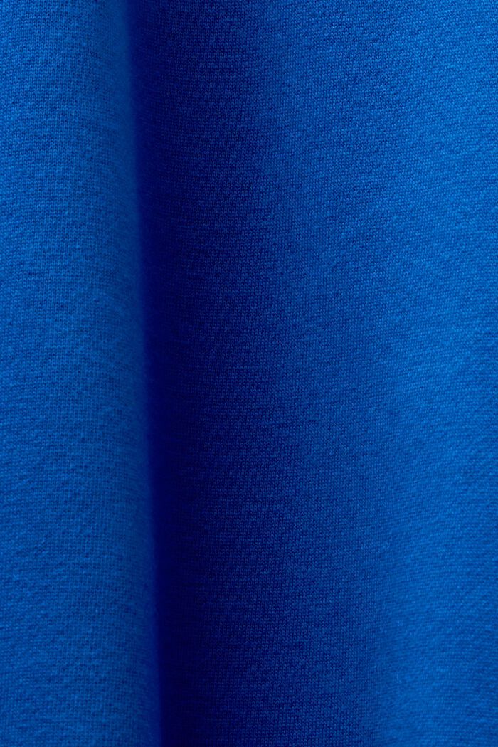 Bluza z kapturem z polaru z logo, unisex, BRIGHT BLUE, detail image number 6
