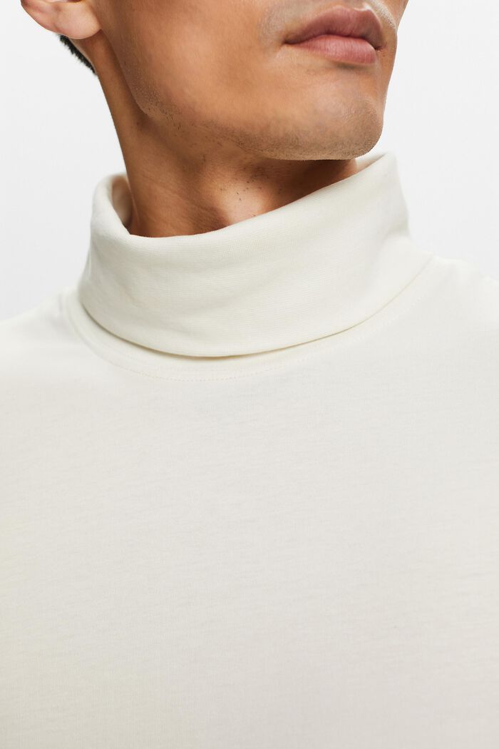 Bluzka z długim rękawem z półgolfem z bawełny, ICE, detail image number 2