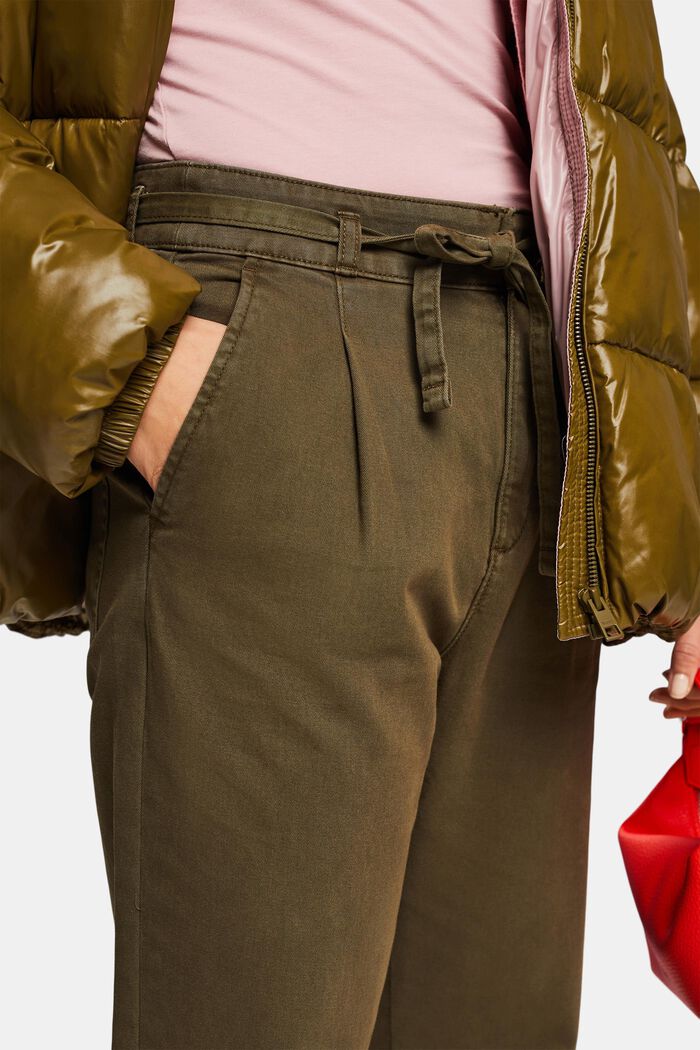 Spodnie chino, KHAKI GREEN, detail image number 2