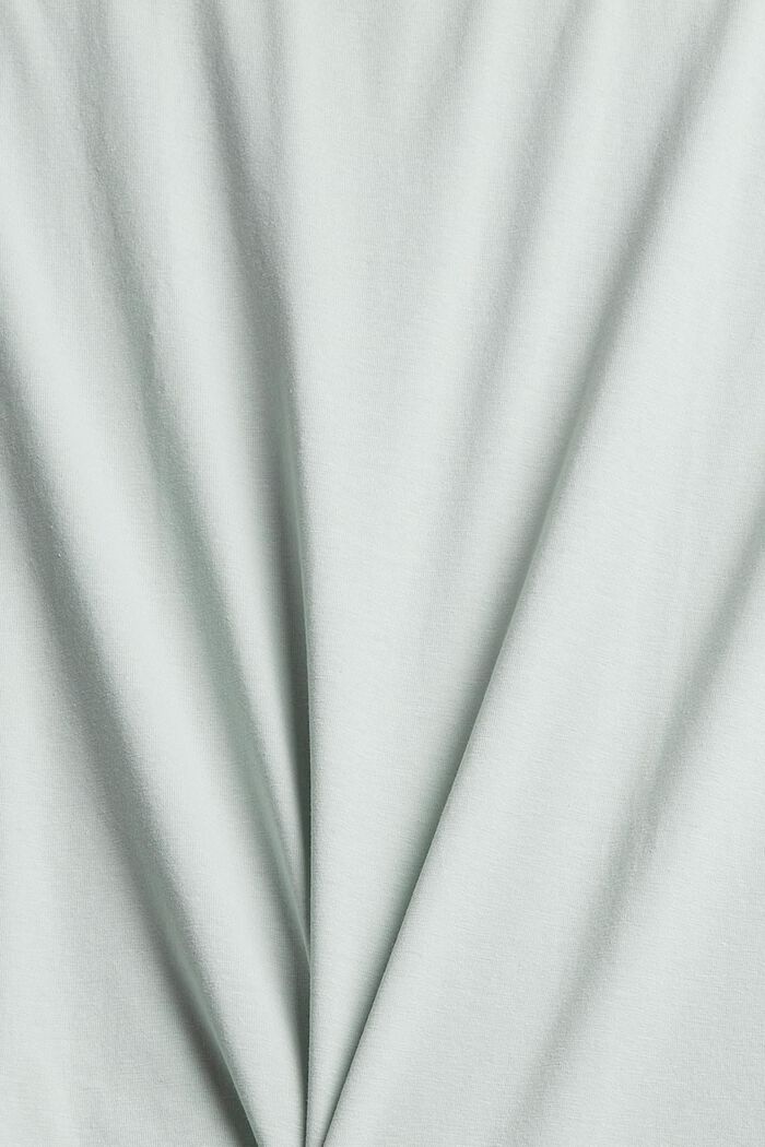Top bez rękawów z mieszanki z bawełną ekologiczną, PASTEL GREEN, detail image number 4