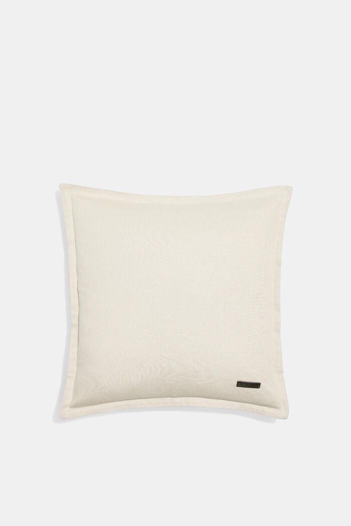 Dwukolorowa poszewka na poduszkę, 100% bawełny, BEIGE, detail image number 0
