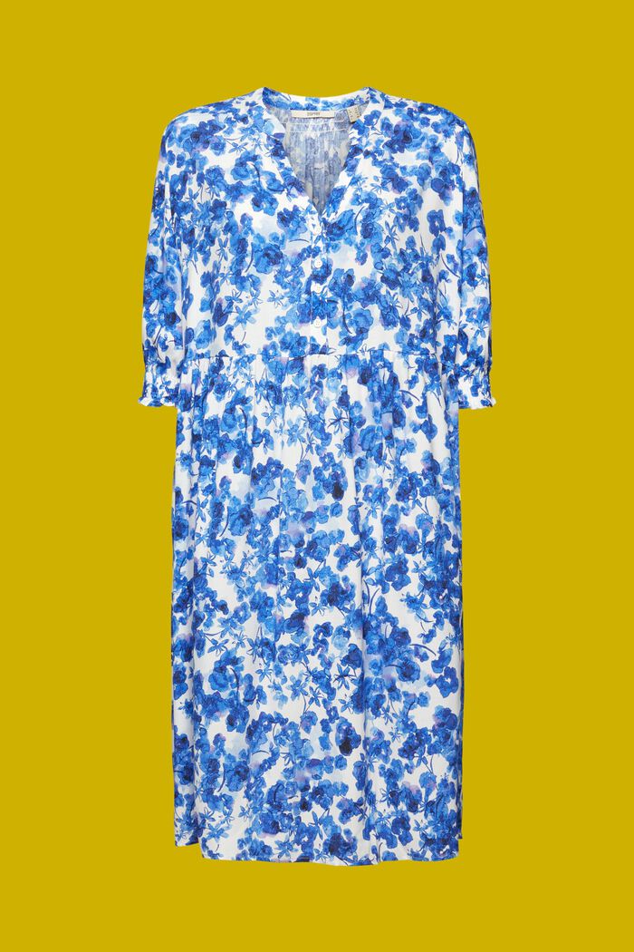 Zwiewna sukienka ze wzorem na całej powierzchni, ICE, detail image number 6