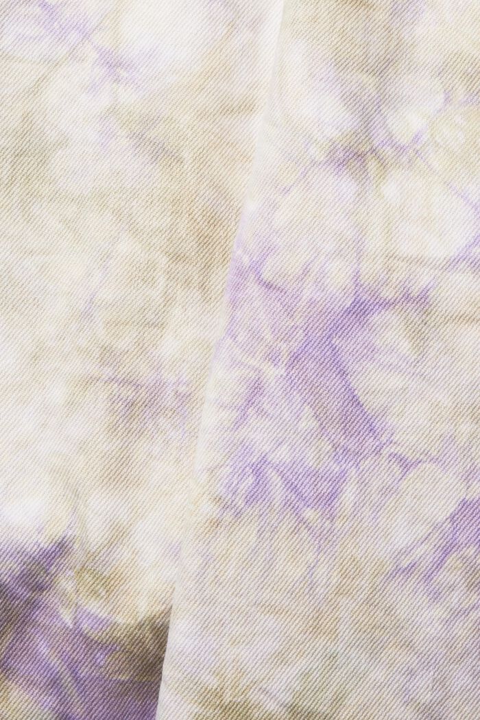 Kurtka koszulowa z batikowym zabarwieniem, OFF WHITE, detail image number 6