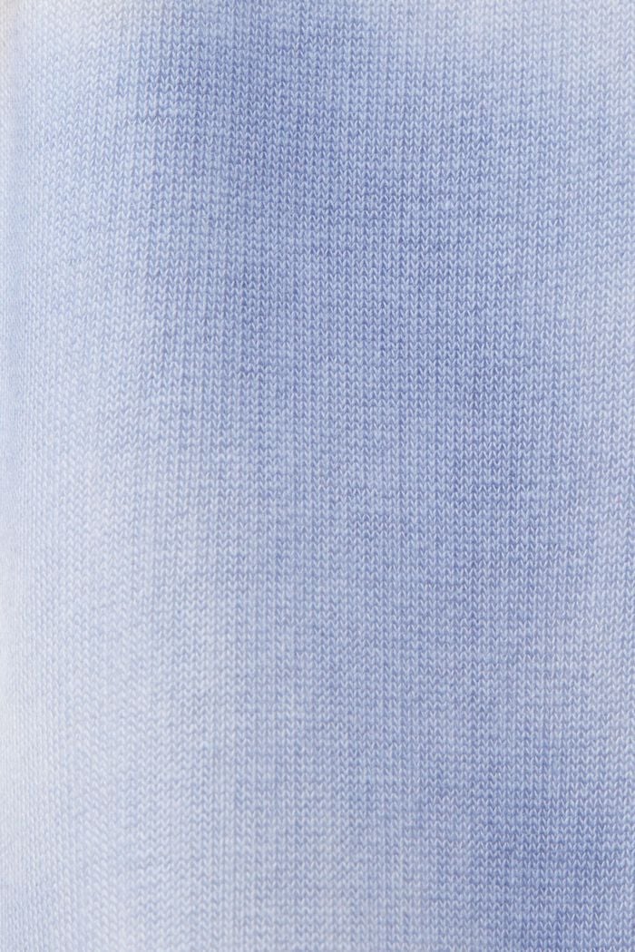 Bluza z kapturem, krótkim rękawem i nadrukiem, GREY BLUE, detail image number 4