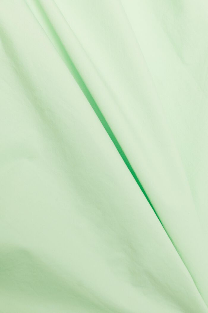 Koszula z bawełnianej popeliny na guziki, LIGHT GREEN, detail image number 4