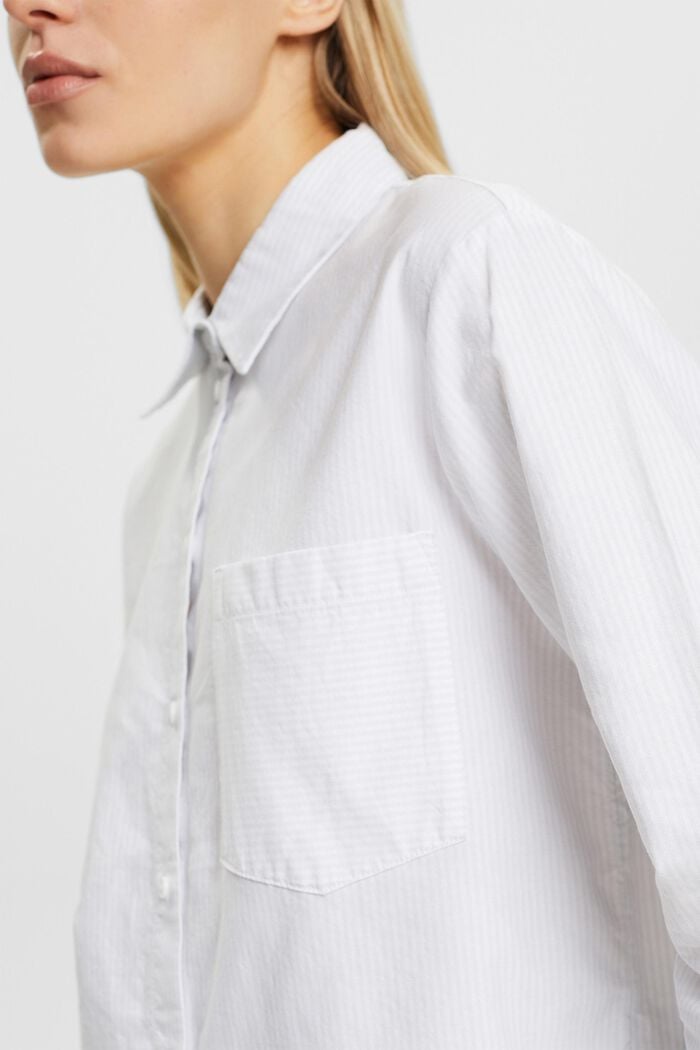 Bawełniana bluzka w paski, LIGHT BLUE, detail image number 2