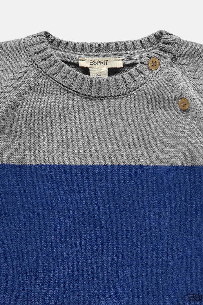 Sweter w paski, BLUE, detail image number 3