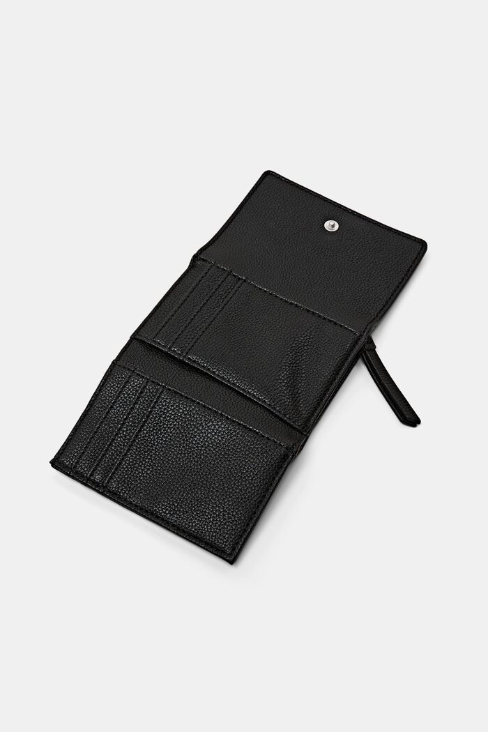 Rozkładany portfel z połyskiem, BLACK, detail image number 3