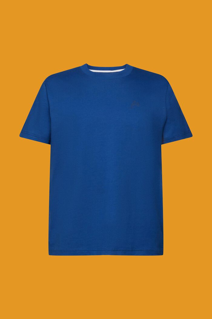 Bawełniany T-shirt z nadrukowanym delfinem, BRIGHT BLUE, detail image number 5