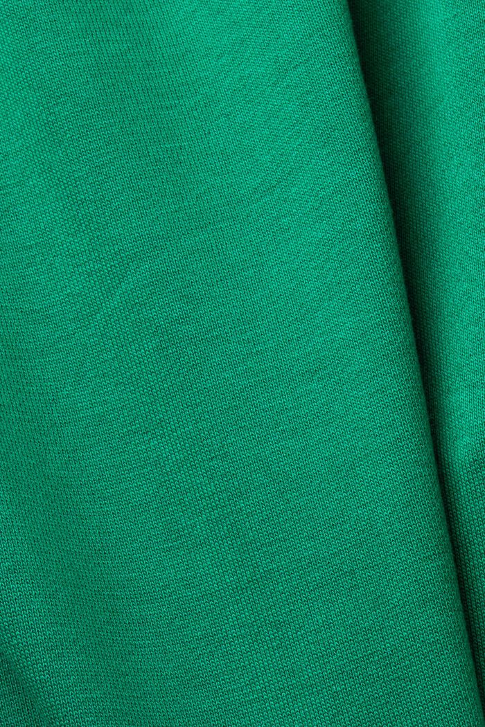 Spodnie dresowe z organicznej bawełny z haftowanym logo, DARK GREEN, detail image number 6